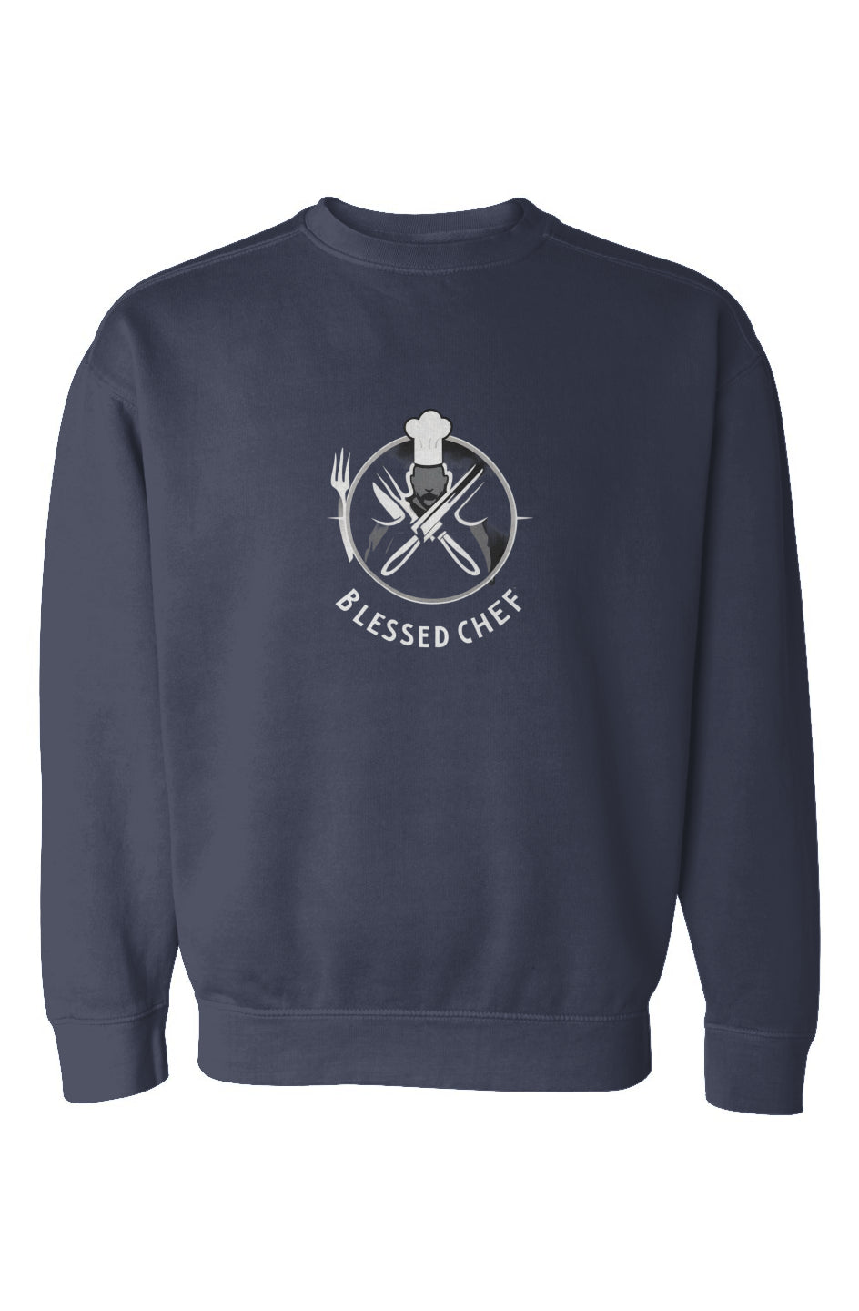 Blessed Chef Denim colored Sweatshirt