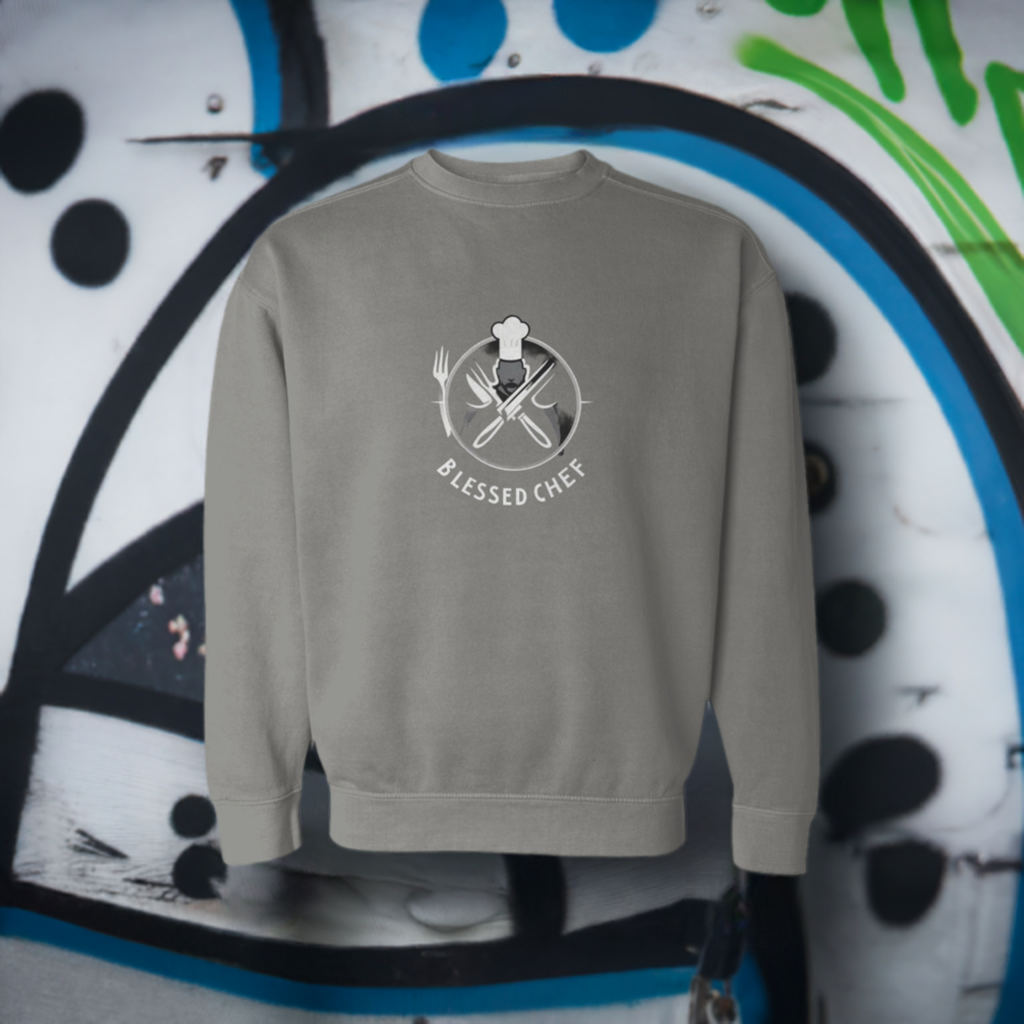 Blessed Chef grey Sweatshirt